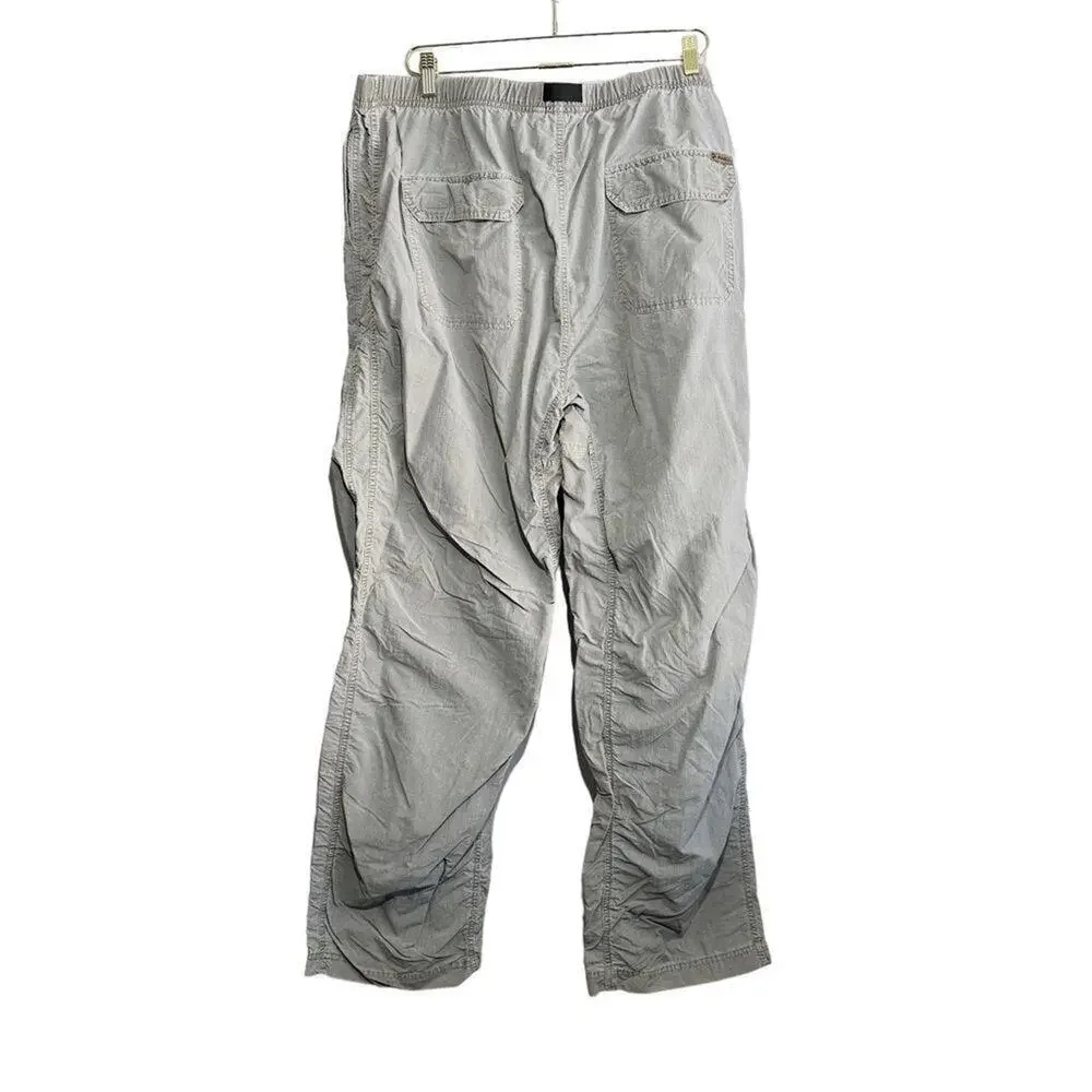 Vintage Gramicci Belted Hiking Pants Men's XXL Gray Outdoor Climbing - Picture 2 of 6